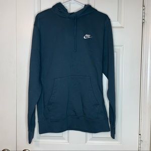 Nike Men's Blue Hoodie Sweatshirt